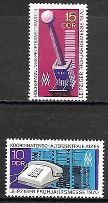 DDR postfrisch Michel-Nummer 1551-1552