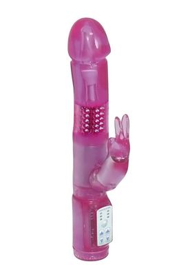 You2Toys Perlen-Vibrator Hase Klitoris Reizarm 22 cm Crazy Rabbit