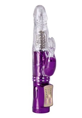 Perlen-Vibrator mit Klitoris-Reizarm Rotation 36 Stufen Hase USB Diamond Affairs