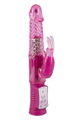 Perlen-Vibrator rotiert Klitoris-Reizarm Frauen Hase Bunny Sex-Spielzeug 22cm