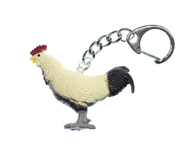 Hahn Schlüsselanhänger Miniblings Schlüsselring Hähne Bauernhof Ostern Hühner