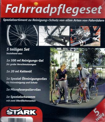 5 teiliges Fahrrad-Pflege-Set von STARK