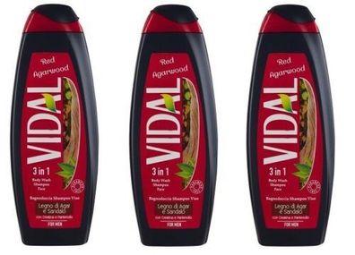 VIDAL Badeschaum Red Agarwood 3 x 500 ml