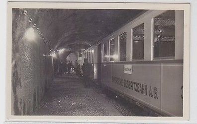64813 Ak Bayerische Zugspitzbahn Bahnhof Schneefernerhaus um 1930