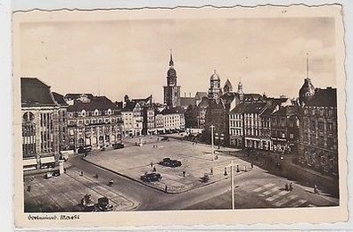 65382 Ak Dortmund Markt mit Geschäften 1939