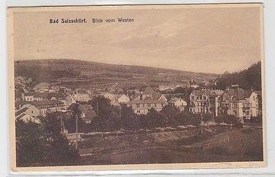 65284 Ak Bad Salzschlirf Blick vom Westen 1927