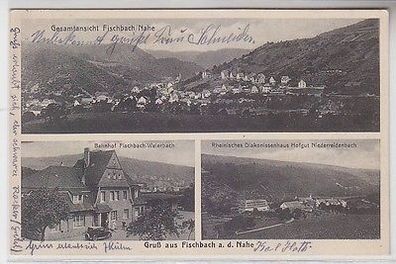 43164 Mehrbild Ak Gruss aus Fischbach an der Nahe 1935