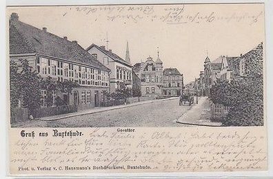 32730 Ak Gruß aus Buxtehude Geesttor 1904