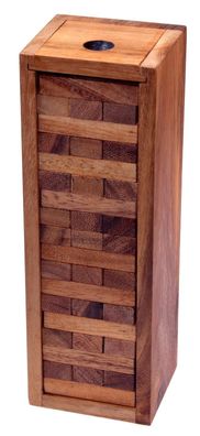 Wackel Turm Gr. XL - - 30 cm Höhe - Condo -- Gesellschaftsspiel aus Holz