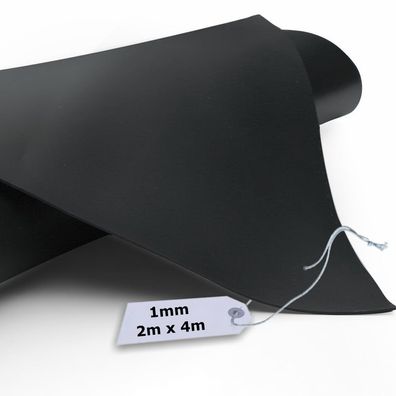Teichfolie PVC 1mm schwarz in 2m x 4m
