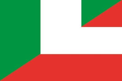 Fahne Flagge Nigeria-Österreich Premiumqualität