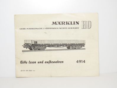 Märklin 4914 - Betriebsanleitung - 68 414 AN 0464 ma - Nr. 81