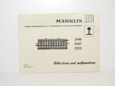 Märklin 5146 - 5147 - 5213 - Betriebsanleitung - 79
