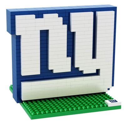 NFL New York Giants 3D BRXLZ Puzzle Logo Set Football