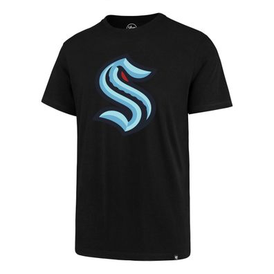 NHL Seattle Kraken T-Shirt Echo Shirt Fanshirt Eishockey blaues Logo S