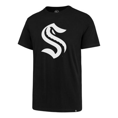 NHL Seattle Kraken T-Shirt Echo Shirt Fanshirt Eishockey weißes Logo XL