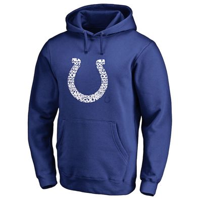 NFL Indianapolis Colts Hoody Hoodie Kaputzenpullover Line of Scrimmage sweater L