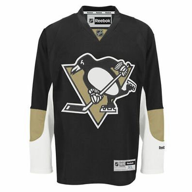 NHL Pittsburgh Penguins Eishockey Trikot Jersey schwarz blank Premier L