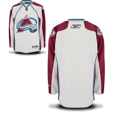 NHL Colorado Avalanche Eishockey Trikot Jersey weiß blank Premier S