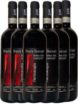 L`Armangia Barbera d`Asti Sopra Berruti Rot DOCG 2017, 6 Flaschen