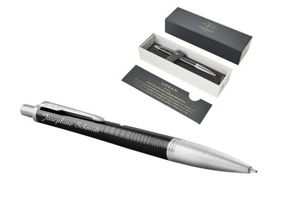 PARKER Kugelschreiber URBAN Premium Schwarz inkl. Lasergravur graviert Gravur