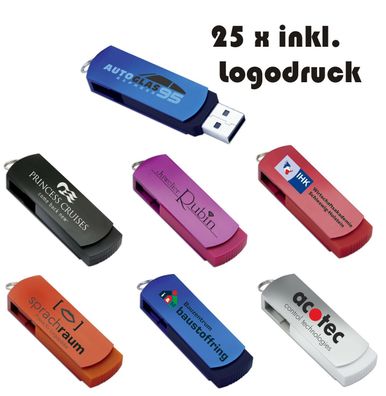 25 x 4GB USB Stick mit Ihrem Logo | Druck | Werbung Reflects ARAUCA