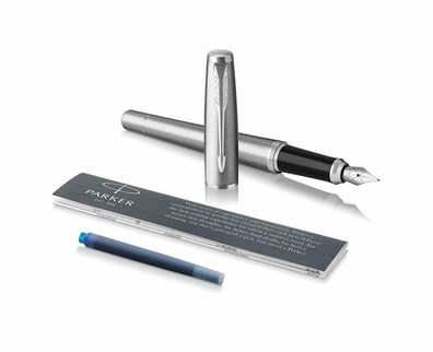 Original Parker® Urban Premium Füllfederhalter Pen Metro Metallic M blau