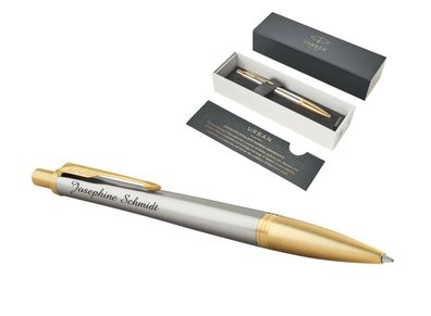 PARKER Kugelschreiber URBAN Premium Aureate POWDER Laser Gravur graviert