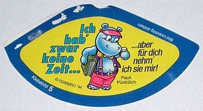 Aufklebebild Ich hab zwar keine Zeit