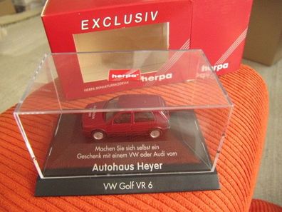 1:87 Herpa SOMO (lim.: 500st.) VW Golf VR6 Autohaus Heyer, neu