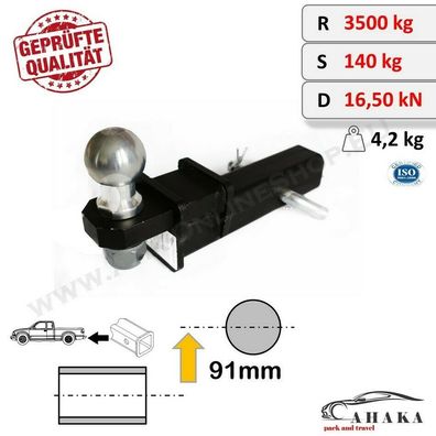 AHK US-ADAPTER 50x50mm Anhängevorrichtung auch für AL-KO Cadilac Escalade I