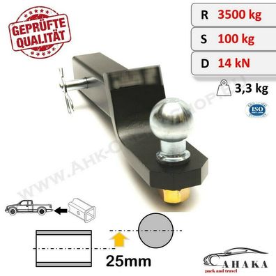 Anhängerkupplung 51x51mm AHK Einschub US Fahrzeuge Adapter Mazda CX-5 I 12-17