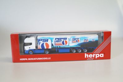 1:87 Herpa 186476 Scania Sz Pepsi Light, neu