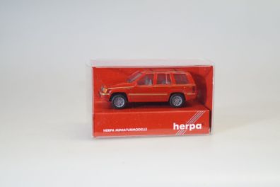 1:87 Herpa 021784 Chrysler Grand Cherokee rot, neu