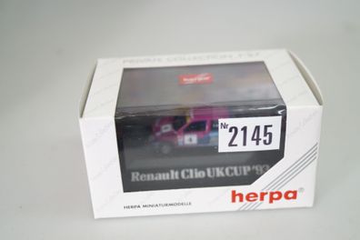 1:87 Herpa PC 035910 Renault Clio UK Cup, neu