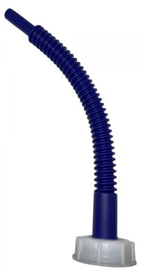 Ausgießer Flexibel lang blau / rot DIN 51 für 5-12 L Kanister