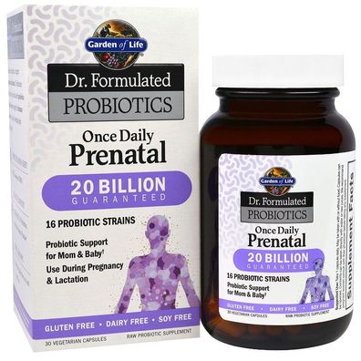 Dr. Form. Probiotics Once Daily Prenatal - 30 vcaps