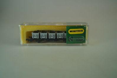 Minitrix 3232 Behältertragwagen - neu