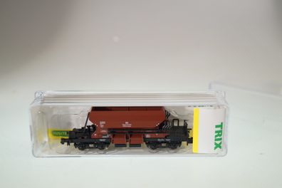 Spur N: Minitrix 15501-17 Schotterwagen/ Dienstgutwagen Ep-III, neu