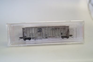 Spur N Micro-Trains 20643 Louis-Dreyfus Evans 3 Bay Covered Hopper gealtert, neuw./ o