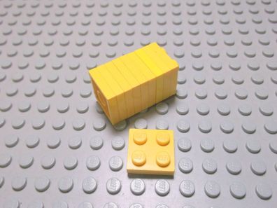 Lego 10 Platten 2x2 gelb 3022 Set 8106 6573 10133 7344