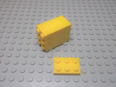 Lego 10 Platten 2x3 gelb 3021 Set 3154 7774 8971 7905