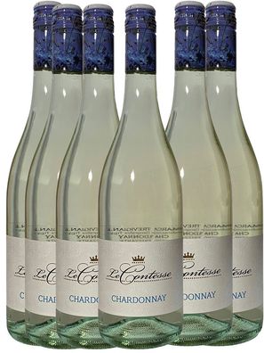 Le Contesse Chardonnay frizzante 2022, 6 Flaschen