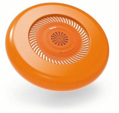 Hama Flying Sound Disc Mobiler Bluetooth-Lautsprecher bis 20m wireless , Orange