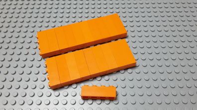 Lego 20 Basic Steine 1x4 hoch Orange 3010 Legos haben Kratzer