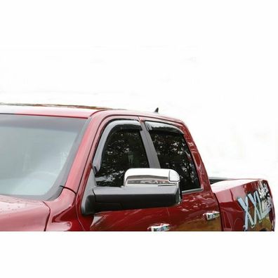 Seitenscheibenwindabweiser Klebbar Dodge RAM 4. Gen (dark smoke) Crew Cab