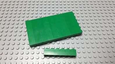 Lego 10 Basic Steine 1x6 hoch Grün 3009 Legos haben Kratzer