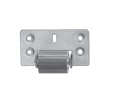 Abdruckrolle Anschraubplatte 90 x 40 mm, mit vier Schraublöchern