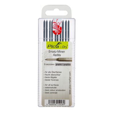 Pica-Dry Ersatzminen Tieflochmarker Baumarker Marker Bleistift graphit 4030