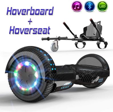 6.5Zoll Elektro Scooter Hoverboard+ Bluetooth Motorbeleuchtung EU Sicherheitsstandard